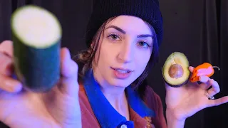 ASMR | Doing Your Makeup with Wrong Props... Vegetables :)