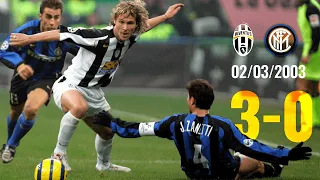 The Night When Pavel Nedvěd Ended Inter's Title Challenge | Juventus vs Inter Milan | 02.03.2003