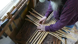 Weaving A Rectangular Basket pt  1