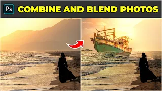 How to combine and blend photos - Photoshop Tutorial