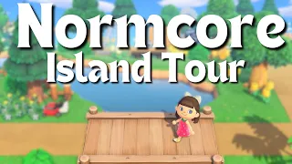 BUILDING A NORMCORE ISLAND IN 14 DAYS | NORMCORE ISLAND TOUR ACNH | ANIMAL CROSSING NEW HORIZONS