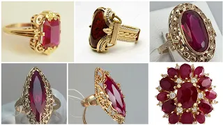 Unique Ruby Stone Ring Collection