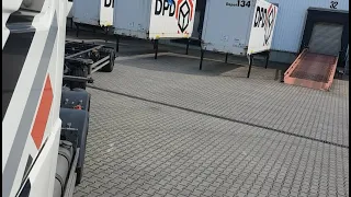 Ghidare remorca cu protap sub container BDF