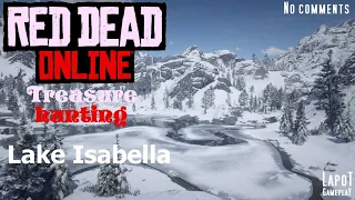 Red Dead Online. Treasure hunting. Lake Isabella / Карта сокровищ Озеро Исабелла