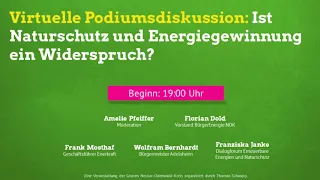 Naturschutz und Energiegewinnung – ein Widerspruch? DIE GRÜNEN Neckar-Odenwald, 16.12.2020