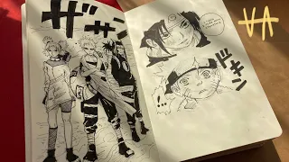 Обзор белого скетчбука 🤍 // sketchbook