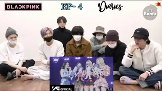 [ENG SUB] BTS Reaction To Blackpink 'Diaries Ep-4 (Fanmade) @universe4434