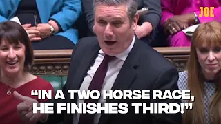 Keir Starmer rips into Rishi Sunak for repeated losses since becoming PM at PMQs