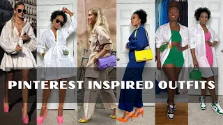 PINTEREST INSPIRED OUTFITS | Recreating Spring & Summer Looks From My Closet | KASS STYLZ