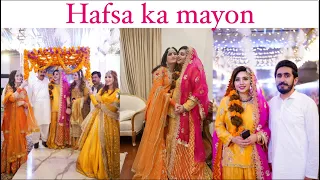 My first vlog / Hafsaa ka mayon / meri banoo rani ki ha shadi / mayon ki tiyarian 😍