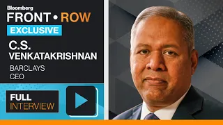 Front Row: C.S. Venkatakrishnan, Barclays CEO