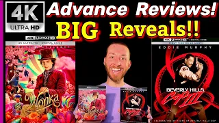 BIG Announcements! WONKA 4K UHD & Beverly Hills COP 3 4K UHD Blu Ray Reviews! OCEANS 11 The Departed