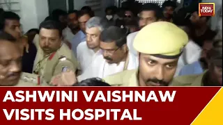 Railways Minister Ashwini Vaishnaw, Union Minister Dharmendra Pradhan Visit Hospital To Take Stock