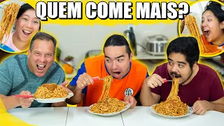 QUEM COME MAIS MACARRÃO GANHA | Blog das irmãs