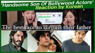 'Most Handsome Son Of Bollywood Actors' reaction by korean | top 10 indian guys | most handsome guys