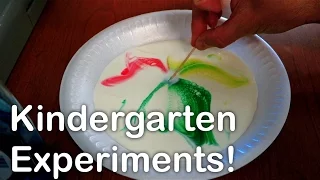 Experiments in the Kindergarten classroom!