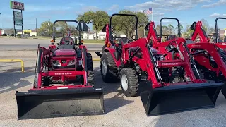 Comparing the Mahindra 1626 HST to the 2638 HST w/loader and backhoe atachment