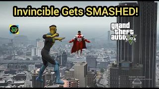 Invincible Gets SMASHED! Omni-Man Rages in GTA 5!