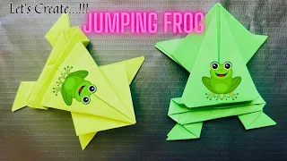 Jumping Frog I Easy Paper Craft