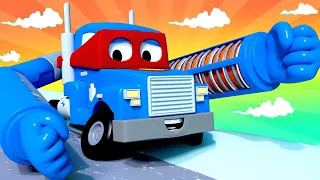 desene cu camioane pentru copii -  Camionul radiator - Super Camionul Carl în Orasul Masinilor 🚚 ⍟