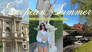 MY EUROPEAN SUMMER TRIP! | eras tour, family, and itinerary | Stockholm, Romania, Budapest & Vienna