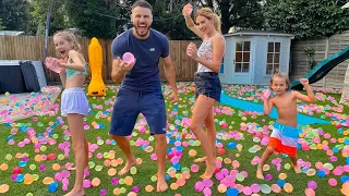 EXTREME 2000 WATER BALLOON BATTLE!! 😱🎈💦