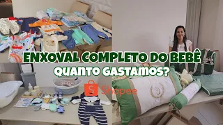 ENXOVAL COMPLETO DO BEBÊ COM PREÇOS, ROUPAS E QUANTIDADE!