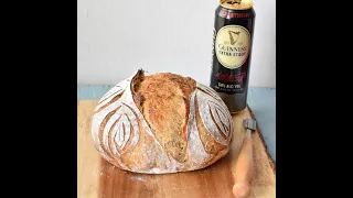 Guiness Rye Sourdough Bread