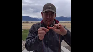 How to Tie a Blood Knot in 10 Seconds