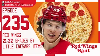 Detroit Red Wings Grades | 2021-22 | Little Caesars Menu Items