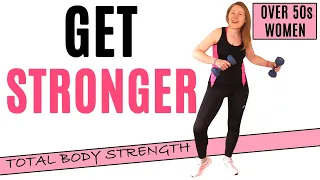 SLIM AND TONE TOTAL BODY STRENGTH WORKOUT FOR WOMEN OVER 50 | Lively Ladies