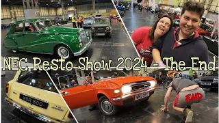 NEC Restoration Show 2024 - THE END - Cars leaving - Horns