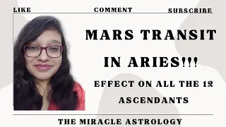 The Mars Transit in Aries 2022 for all Ascendants