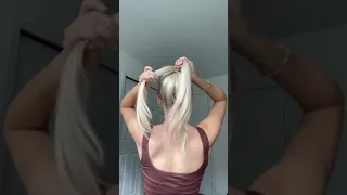 Ponytail Hack Tiktok for voluminous hair 💛