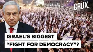 "Bonfires Vs Water Cannons" | Israel’s Biggest Protest Yet Against Netanyahu's Judicial Reforms