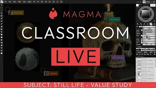 Still Life Value Study 2 | Magma Classroom LIVE with Ryan Allan