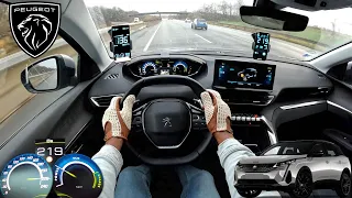 2021 Peugeot 3008 [1.6 HYBRID 225] - AUTOBAHN TOP SPEED DRIVE POV