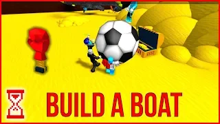 Обновились Корабли! Прошли сложный квест с мячом | Roblox Build A Boat