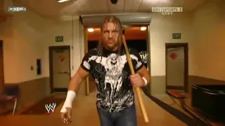 Triple H Is Back Destroy Randi Orton With Sledge Hammer