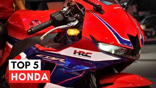 Top 5 Best Honda Motorcycles 2024 | 4K