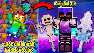 MINI GAME : CUỘC CHIẾN ĐÀO BLOCK VÔ CỰC MINECRAFT ** NOOB CÓ ÁO GIÁP VÔ CỰC SIÊU VIP