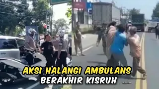 VIRAL❗Aksi Arogan Halangi Jalan Ambulan Yang Bikin Geram