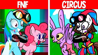 NEW My Litte Pony Vs AMAZING DIGITAL CIRCUS in FNF | POMNI & JAX Friday Night Funkin' | TADC