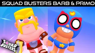 Squad Busters El Primo and Barbarian