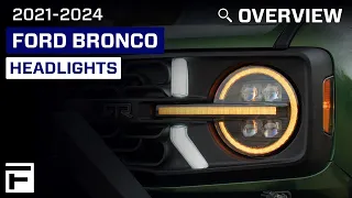 NEW Selectable DRL LED Headlights for the 2021+ Ford Bronco | FORM Lighting