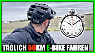 Wie ist das täglich 50Km mit dem E-Bike zu fahren?