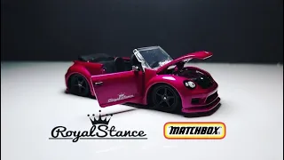 Volkswagen Beetle Royal Stance Custom Matchbox