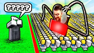 Simulating THE CRAZIEST TOILET ARMY in Roblox