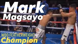 Mark Magsayo knocks down Julio Ceja of Mexico