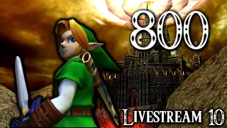 Can I Beat Zelda Ocarina Of Time While Only Attacking 800 Times? -Livestream 10 #nospoilers